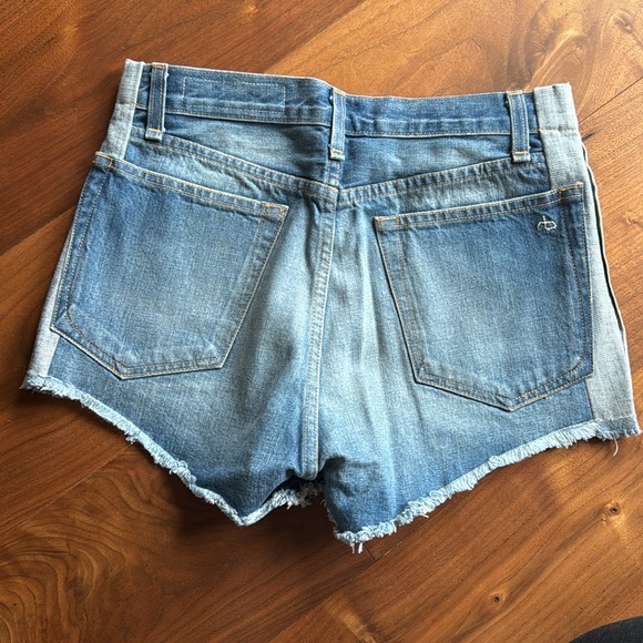rag & bone Marilyn Denim Shorts Reverse Selvedge 26 - Picture 4 of 5